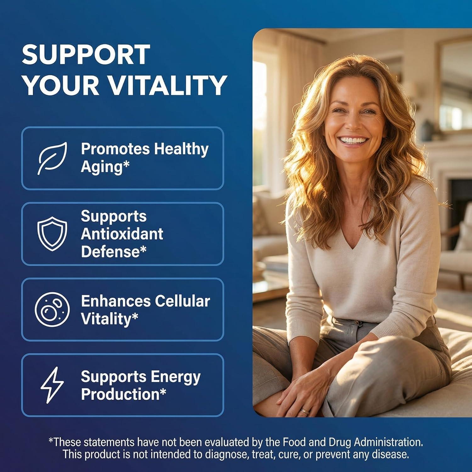 image:imageLiposomal NAD Resveratrol Supplement Liquid Drops for Women Taurine Fisetin Grape Seed Quercetin Berberine Astaxanthin Pterostilbene Spermidine Fo Ti Gotu Kola Anti Aging CelluVive by Clean Nutra 4oz