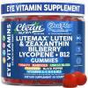 image:imageClean Nutra Lutein and Zeaxanthin Eye Vitamins Gummies  Bilberry for Eyes Vision Support Ginkgo Biloba Marigold Vitamin B12 Flaxseed Black Pepper CoQ10 Vitamin A l 60 Count B OcuFlow