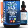 image:imageLiposomal NAD Resveratrol Supplement Liquid Drops for Women Taurine Fisetin Grape Seed Quercetin Berberine Astaxanthin Pterostilbene Spermidine Fo Ti Gotu Kola Anti Aging CelluVive by Clean Nutra 4oz