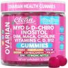 image:imageOVA Bloom Ovarian Support Gummies Myo Inositol DChiro Inositol Choline Flax Biotin Riboflavin Thiamin Niacin Ashwagandha DIM Maca Root Vitamin C D3 B12 Zinc 60 Count By Clean Nutra