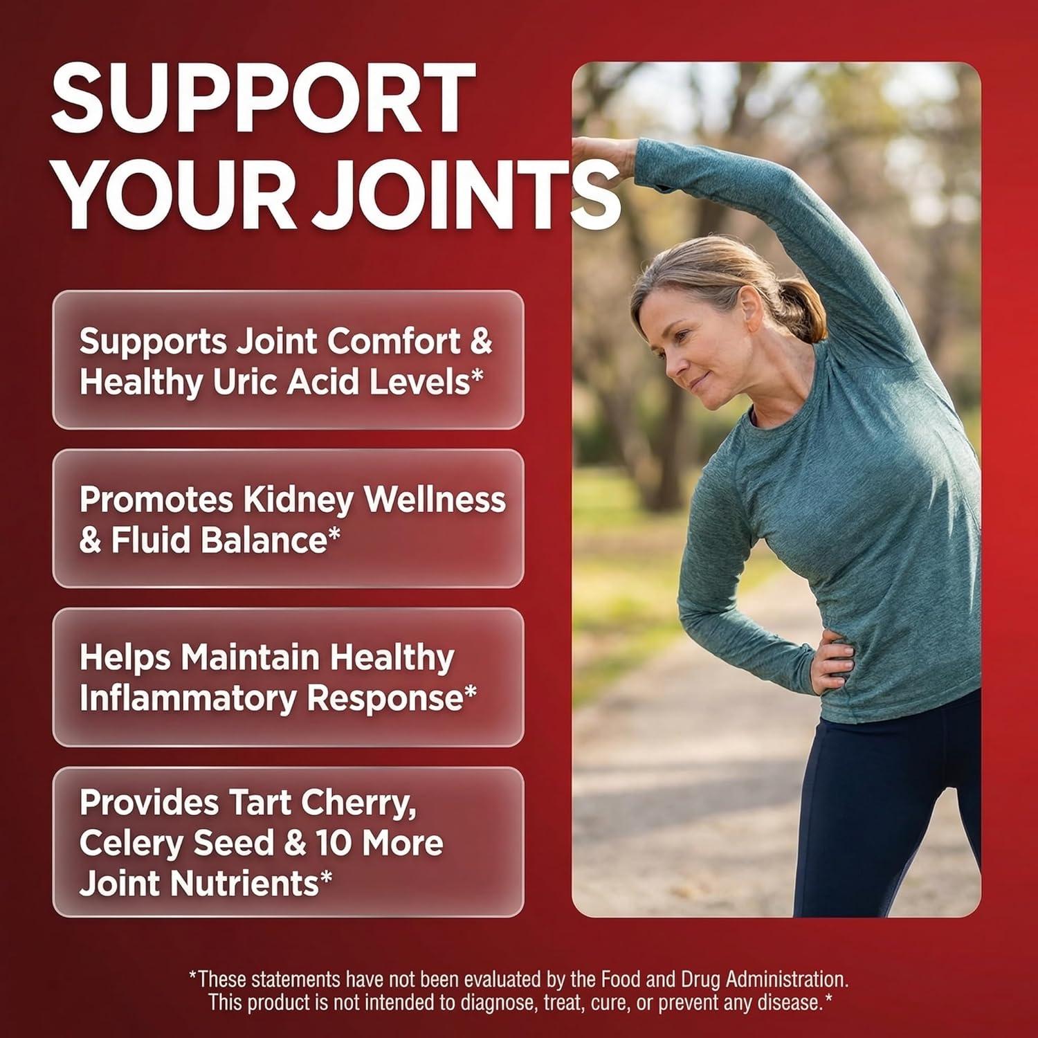 image:imageCherry Flow Tart Cherry Capsules Uric Acid Support Celery Seed Turmeric Chanca Piedra Vitamin D Vitamin B6 Niacin Milk Thistle Moringa Extract Pomegranate Beets 90 Count By Clean Nutra