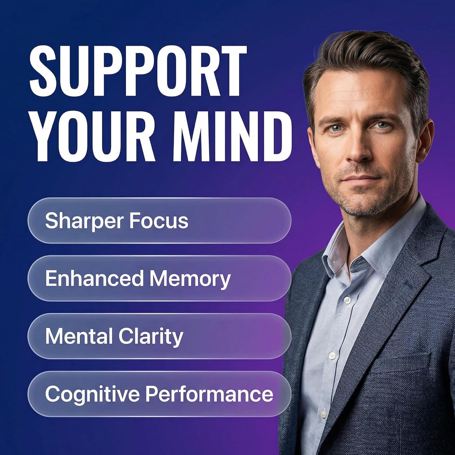 image:imageClean Nutra Alpha GPC LTheanine Bacopa Monnieri Knotweed HuperzineA Vitamins C D E amp B Nootropic Blend All in One Cognitive Formula 60 Capsules Vegetarian NonGMO Lab Tested Dietary Supplement