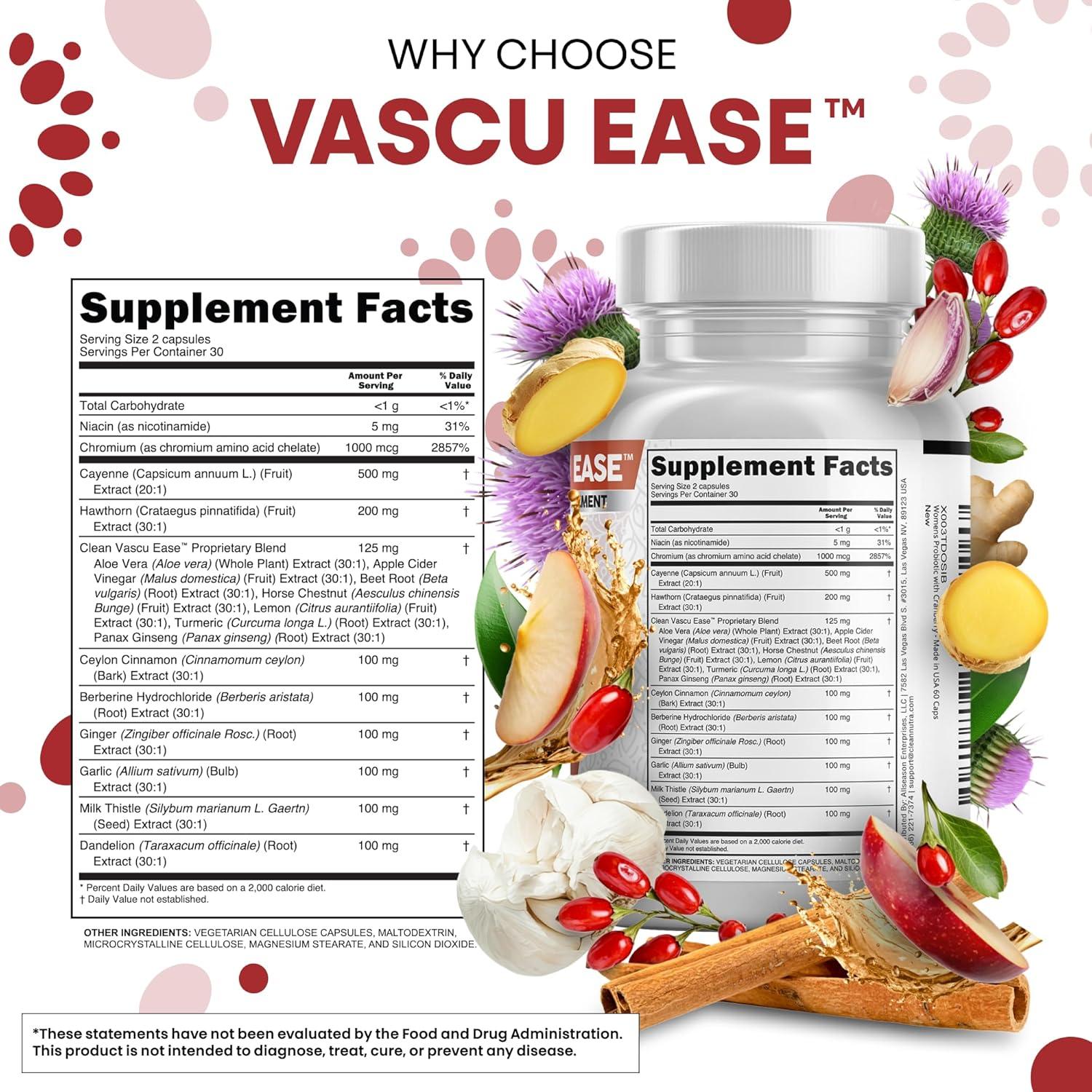 image:imageClean Nutra Cayenne Pepper Capsules Supplement with Hawthorn Berry Dandelion Root Ceylon Cinnamon Garlic Ginger Berberine Apple Cider Vinegar Milk Thistle Beet Root Aloe Vera Pills amp More