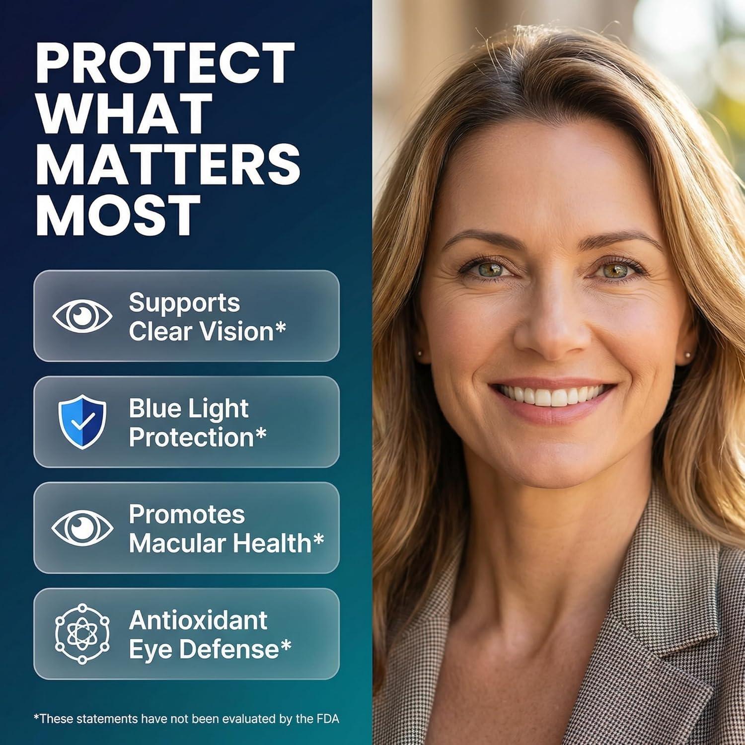 image:imageClean Nutra Lutein and Zeaxanthin Eye Vitamins Supplement Lycopene Astaxanthin Bilberry Liquid Drops Organic Astaxanthin Daily Lutein for Eyes Health Support Vitamin Minerals Extract 60 Servings