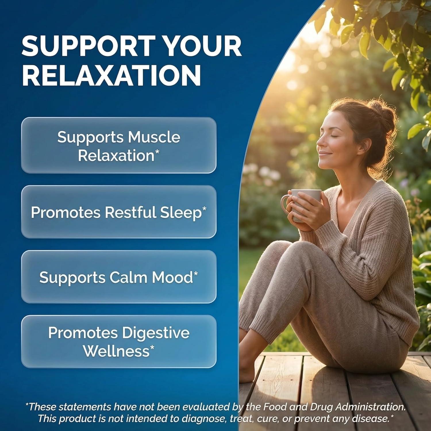 image:imageClean Nutra Magnesium Glycinate Citrate Malate Orotate Taurate Supplement Complex 10 Strain Probiotic Prebiotics FOS GOS Inulin Sleep Calm Support Apple Pectin 120 Vegan Capsules