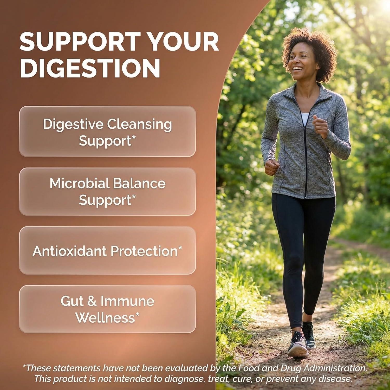 image:imageClean Nutra Wormwood Black Walnut Pumpkin Seed Clove Oil Celery Garlic Grape Papaya Neem Diatomaceous Earth Womens Probiotic Gut Health Cleanse Detox Oregano Olive Turmeric Supplement Vegan Capsules