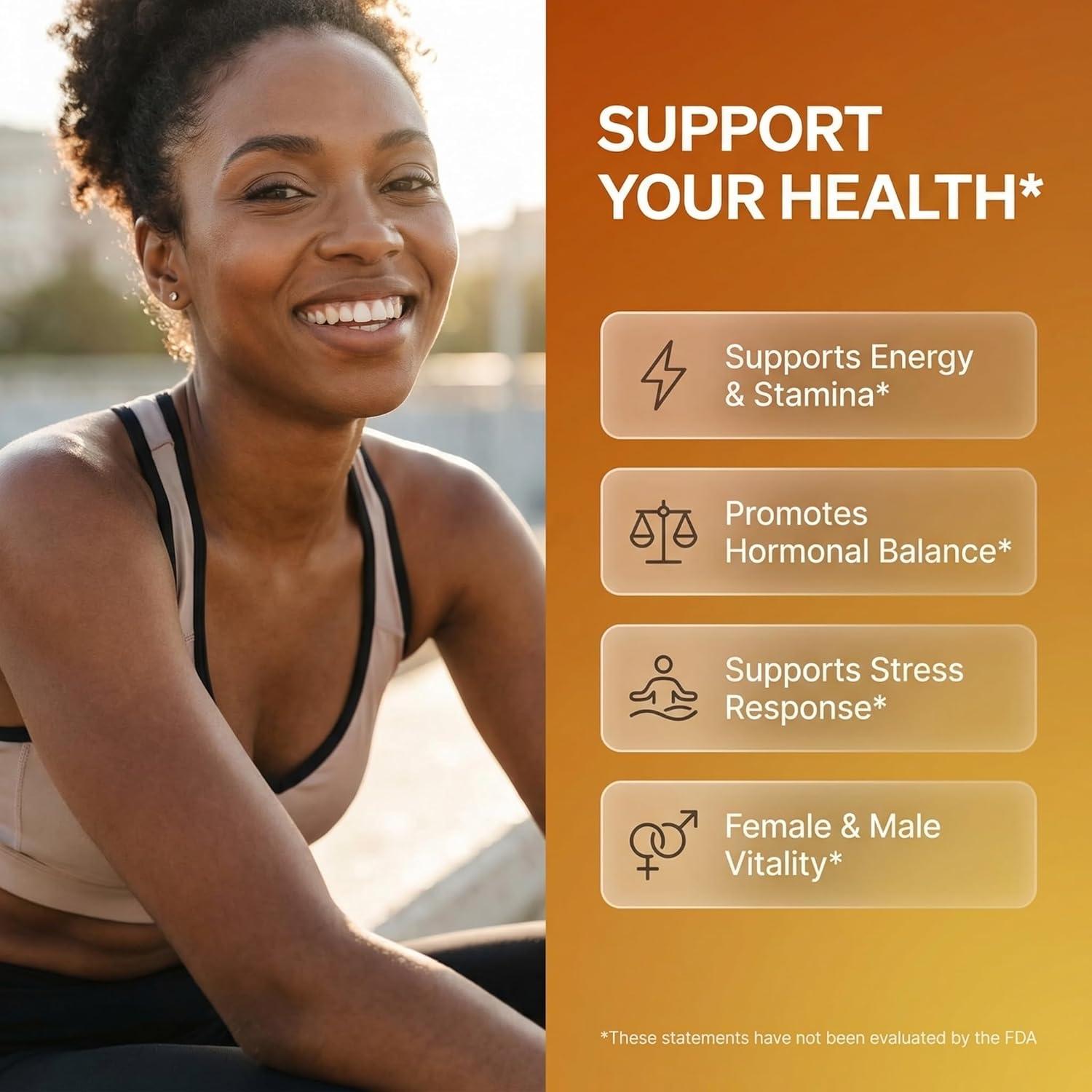 image:imageClean Nutraceuticals Ashwagandha Maca Root Fenugreek Supplement with Tongkat Ali Ginseng Assists with Stress Mood amp Thyroid Ashwagandha Capsules Fenugreek Caps 1 Pack1