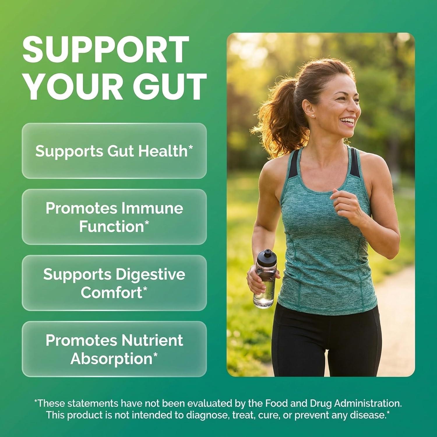 image:imageClean Nutraceuticals Colostrum Supplement Capsules Probiotics Pills Prebiotics LGlutamine Digestive Enzymes Folate Fiber ACV Turmeric Apple Pectin and Turmeric Pills90 Count Pack of 1