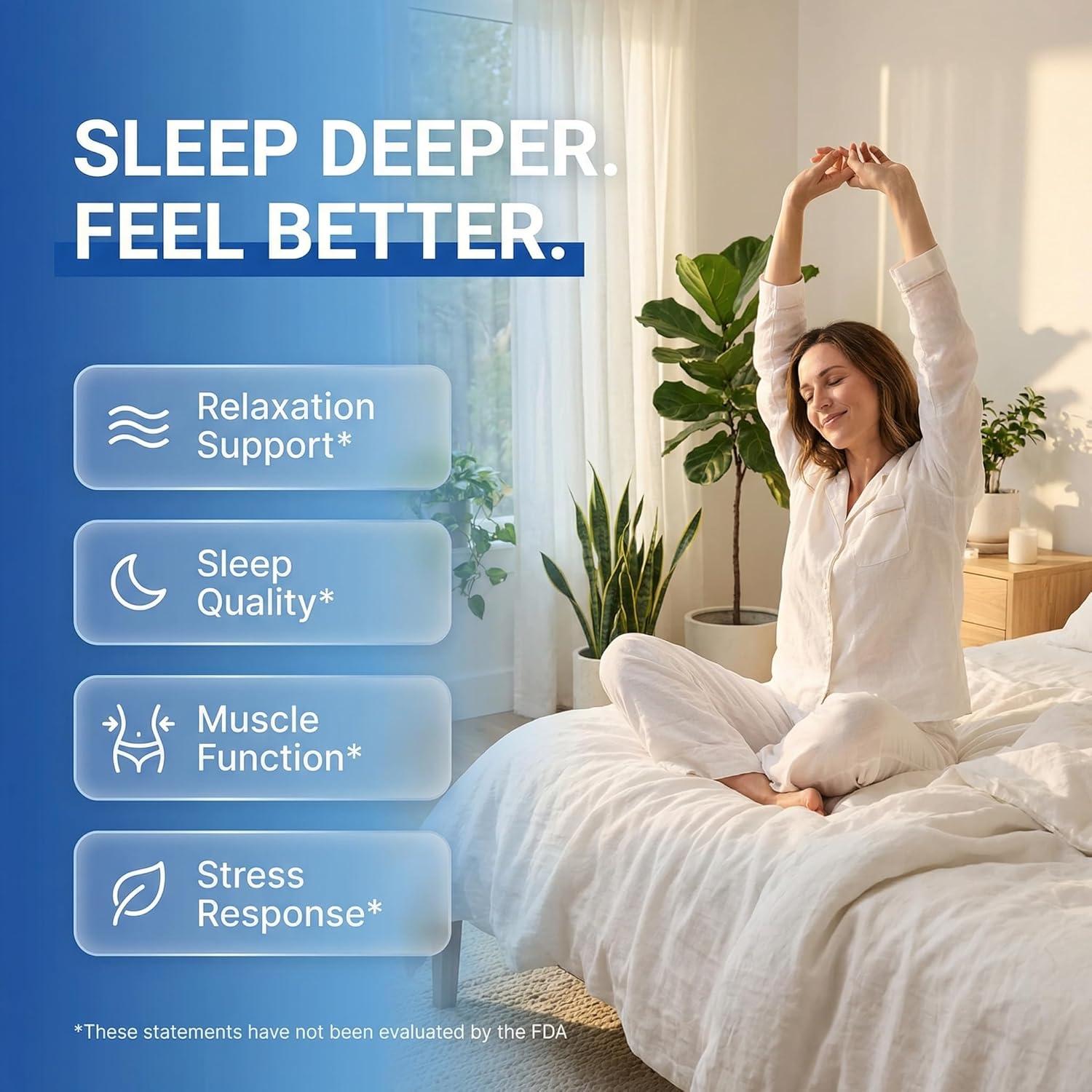 image:imageMagnesium Glycinate Powder Supplement L Theanine Ashwagandha Glycine Apigenin Lemon Balm GABA 5HTP Pink Salt Potassium L Tryptophan Calcium Powdered Sleep Aid Calm Trace Minerals Vitamin