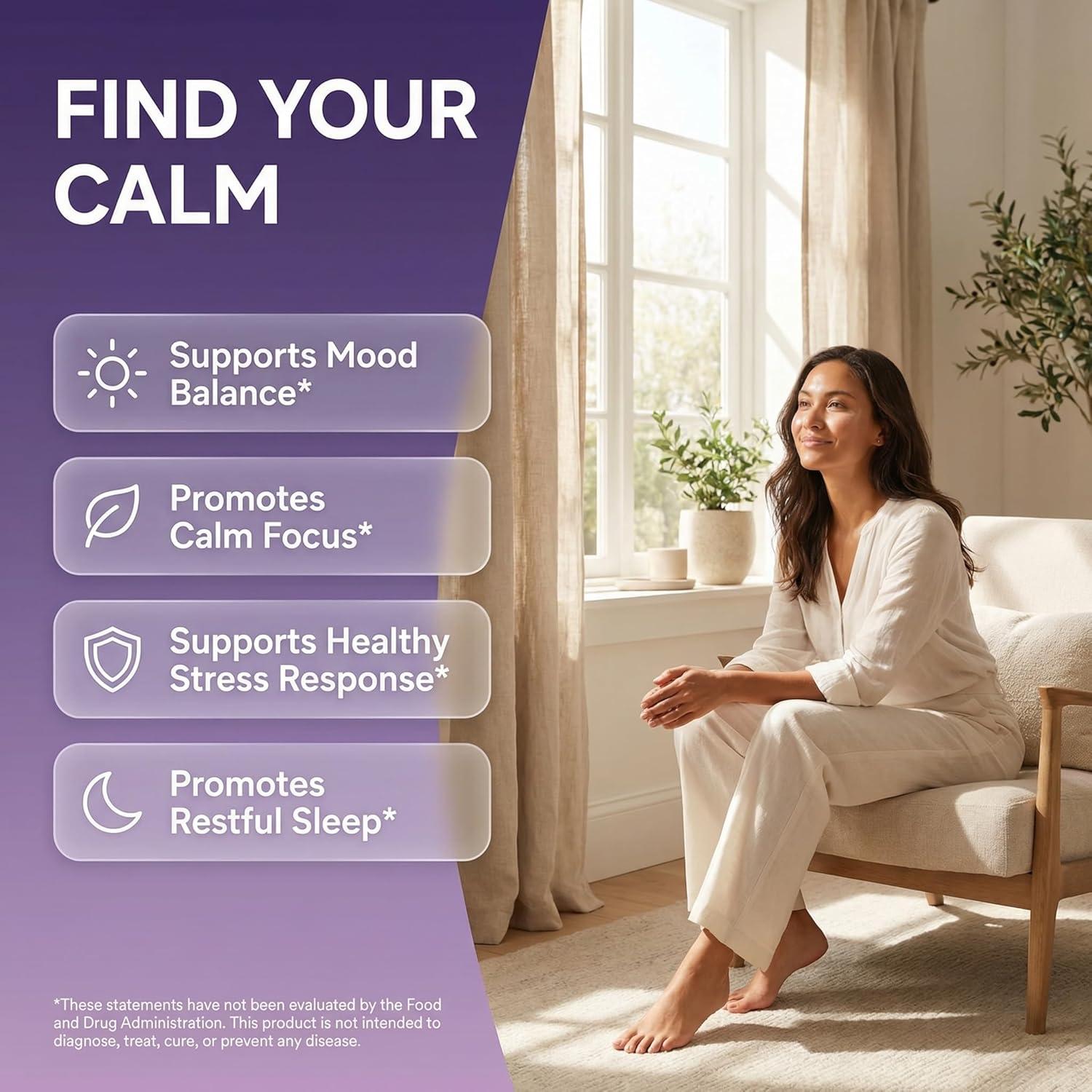 image:imageSaffron Supplements Liquid Drops LTheanine Agmatine Sulfate Ashwagandha Magnesium Glycinate B6 Magnesium Stress Relief Mood Support 5HTP GABA Supplement Vitamin D 4oz by Clean Nutra