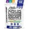 image:imageClean Nutra Alpha GPC LTheanine Bacopa Monnieri Knotweed HuperzineA Vitamins C D E amp B Nootropic Blend All in One Cognitive Formula 60 Capsules Vegetarian NonGMO Lab Tested Dietary Supplement