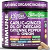 image:imageClean Nutra Garlic Ginger Oil of Oregano Cayenne Pepper Grapefruit Soursop Black Cumin Sea Moss Black Pepper Vitamin C and Zinc VIT C Detox Gut Health Black Seed Cleanse 90 Vegan Capsules