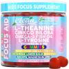 image:imageClean Nutra Kids Focus Gummies with LTheanine Ginkgo Biloba Omega3 Fish Oil LTyrosine Vitamin B6 B12  60 Count Clean Label NonGMO VeganFriendly SmartyPop Formula for Kids Support