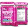image:imageClean Nutra Menopause Supplements for Women Chastberry Wild Yam Gummies Inositol Black Cohosh Magnesium Red Clover DIM Supplement B6 Magnesium Glycinate Glycine Vitex Hormone Balance Gummy Vitamins