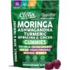 image:imageClean Nutra Moringa Gummies  Pure Moringa Powder Supplement  Ashwagandha Turmeric Spirulina amp Ginger Energy Skin Immune amp Gut Health Green Superfood  Moringa Capsules Alternative