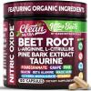 image:imageClean Nutra Organic Beet Root Capsules L Arginine L Citrulline Pine Bark Nitric Oxide Beetroot Powder Arginine Citrulline Supplement Pre Workout Supplements Extract  120 Vegan Pills