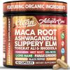 image:imageClean Nutra Organic Maca Root Capsules for Women  Ashwagandha Slippery Elm Tongkat Ali Rhodiola Rosea Fenugreek Beet Root Sea Moss Ginseng Black Yellow Red Maca Powder Supplement 90 Pills