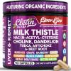 image:imageClean Nutra Organic Milk Thistle Supplement  Liver Cleanse Detox amp Repair  NAC Choline Dandelion Root TUDCA Artichoke Beet Root Burdock Holy Basil Kidney amp Liver Support 90 Vegan Capsules