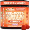 image:imageClean Nutra Prebiotic Postbiotic Digestive Enzymes Gummies with Chicory Root Boswellia Serrata Turmeric and Akkermansia  PrePost Probiotics Supplement  60 Count Gummy  PooPerfect