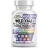 image:imageClean Nutra Wild Yam Root Capsules with Red Clover Black Cohosh Evening Primrose Oil Chasteberry Dong Quai DIM Ashwagandha Grape Seed Extract Milk Thistle Lemon Balm and more Hormone Balance For Women