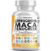 image:imageClean Nutraceuticals Ashwagandha Maca Root Fenugreek Supplement with Tongkat Ali Ginseng  Assists with Stress Mood amp Thyroid  Ashwagandha Capsules Fenugreek Caps  1 Pack1