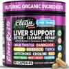 image:imageClean Nutraceuticals Liver Cleanse Detox amp Repair  Milk Thistle Supplement  NAC TUDCA Dandelion Root Artichoke Choline Ginger Beet Root Burdock Taurine Liver Support 90 Capsules