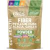 image:imageGutResto Fiber Supplement Psyllium Husk Powder Probiotic Gut Health Digestive Enzymes Prebiotic LGlutamine Slippery Elm Aloe Vera Marshmallow Root Turmeric Ginger Peppermint by Clean Nutra 30 Svgs