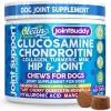 image:imageJointBuddy Glucosamine Chondroitin Joint Supplement for Dogs Salmon Oil MSM Tart Cherry Omega 3 6 9 Fish Oil Hyaluronic Acid Supplements amp Collagen for Dogs 60 Chews Beef Flavor by Clean Nutra Pets