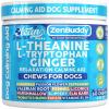 image:imageZenBuddy Calming Chews for Dogs LTheanine L Tryptophan Melatonin Ginger Chamomile Fennel Valerian Root Peppermint Relief Supplements 60 Beef Flavor Chews by Clean Nutra Pets