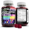 image:imageClean Nutra Melatonin Gummies 10mg  Sleep Aid Valerian Root LTheanine Vitamin B6 C Lemon Balm Magnesium Hibiscus Beta Carotene Saffron amp Chamomile Rest Support Supplement Raspberry Flavor1