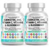 image:imageClean Nutraceuticals Quercetin Zinc Vitamin C Vitamin D Bromelain Elderberry  Immune Defense Support Supplement Adults w Artemisinin Sea Moss Echinacea Garlic Allergy Relief 2pack