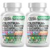 image:imageColostrum Supplement Capsules Probiotics Pills Prebiotics LGlutamine Digestive Enzymes Folate Fiber ACV Turmeric Apple Pectin and Turmeric Clean Nutra GutFlow  2 Pack