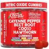 image:imageClean Nutra Cayenne Pepper Beet Root Gummies Beetroot Garlic CoQ10 Hawthorn Berry Grape Seed Extract Olive Leaf Nattokinase Hibiscus Vitamin D Nitric Oxide  VasoEase