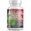 image:imageClean Nutraceuticals Fruits and Veggies Supplement Reds amp Green Superfood  Balance of Over 70 Fruit amp Vegetable Supplements Capsules with Probiotics Prebiotics Digestive Enzymes  120 Ct USA1
