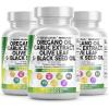 image:imageClean Nutraceuticals Oregano Oil Garlic Extract Olive Leaf Black Seed Oil  Immune Support amp Digestive Health Supplement for Women and Men with Vitamin D3 amp Zinc  3Pack