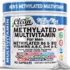 image:imageMethylated Multivitamin for Men with Vitamin B12 B6 Choline Magnesium Selenium CoQ10 Iodine Manganese Iron Boron Copper Thiamin Riboflavin Biotin Probiotics Omega 3  Vegetarian Capsules Mens Vitamins